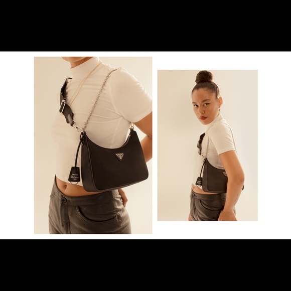 Black Prada Nylon Bag - CROSS BODY/SHOULDER BAG - Picture 15 of 15